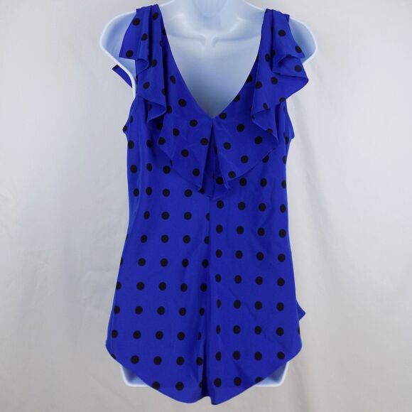 Yoana Baraschi Top Medium Ruffle Curve Hem Retro Indie (BUNDLE PRICE $5) - Picture 3 of 5